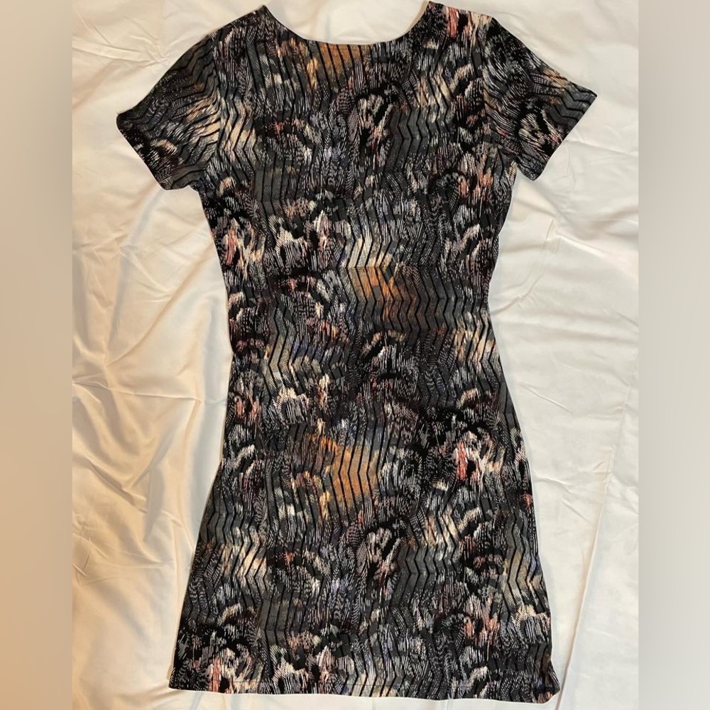 Metaphor Abstract Printed Pattern Dress - image 3